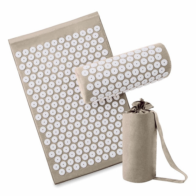 Lotus Spiked Acupuncture Mat With Pillow